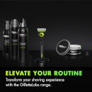 Gillette Labs Neon Night Razor, Travel Case, 4 Blade Refills, Shaving Gel, Moisturiser