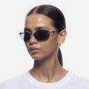Le Specs SLINKY Oval Metal Sunglasses