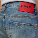 HUGO 340 Distressed Denim Straight-Leg Jeans - W30/L32