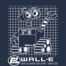 Wall-E Schematic Men's T-Shirt - Navy
