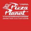 Toy Story x Pizza Planet Crew Men's T-Shirt - Red