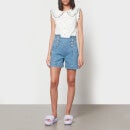 Seventy + Mochi Marie High-Waisted Denim Shorts - W27