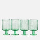 Ferm Living Oli Wine Glass - Green