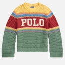 Polo Ralph Lauren Crochet Intarsia Cotton-Knit Jumper - XS