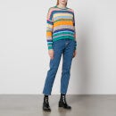 Polo Ralph Lauren Striped Cable-Knit Cotton Long Sleeve Pullover - XS