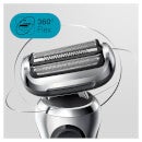 Braun Series 7 70-S4200cs Electric Shaver with Charging Stand, Precision Trimmer, Silver