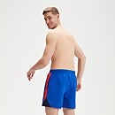 Men's Hyper Boom Splice 16" Swim Shorts Blue/Orange