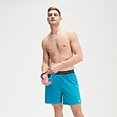 Bañador tipo bermuda HyperBoom de 40 cm con banda para hombre, azul