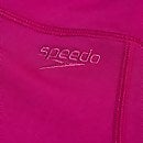Pantalón capri con panel estampado para mujer, mora