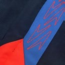HyperBoom Splice-Badeshorts 40 cm für Herren Marineblau/Orange