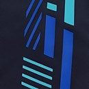 Men's Tech Print Aquashorts Navy/Blue