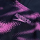 HyperBoom Placement Muscleback-Badeanzug für Damen Marineblau/Violett