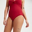 Formender Brigitte-Badeanzug für Damen Rot