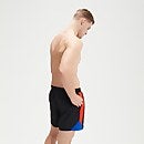 Men's Hyper Boom Splice 16" Swim Shorts Black/Orange
