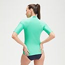 Women's Short Sleeve Rash Top Green