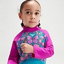 Infant Girls' Digital Long Sleeve Rash Top Blue/Purple