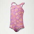 Infant Girls' Digital Frill Thinstrap Swimsuit Violet/Pink