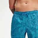 Men's Printed Leisure 16" Swim Shorts Navy/Blue