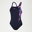 Women's HyperBoom Splice Muscleback Swimsuit Navy/Teal