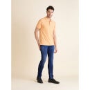 Orange Polo Collar T-shirt (TEONE.)