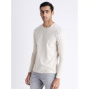 Cream Coloured Long Sleeves T-shirt (CESOLACEML)