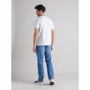 Mens White Solid T-Shirt (Various Sizes)