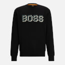 BOSS Orange Weglitchlogo Cotton-Jersey Sweatshirt - S