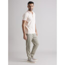 Mens Off-White Solid T-Shirt (Various Sizes)