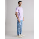 Mens Purple Solid T-Shirt (Various Sizes)