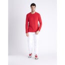 Red Solid Long Sleeve T-Shirt (CESOLACEML)