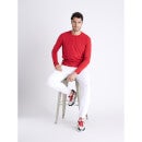 Red Solid Long Sleeve T-Shirt (CESOLACEML)