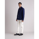 Navy Blue Cotton Classic Casual Shirt (DAONEPSE)