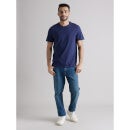 Mens Navy Solid T-Shirt (Various Sizes)