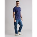Mens Navy Solid T-Shirt (Various Sizes)