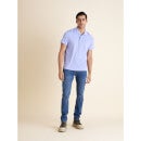Blue Short Sleeve Polo T-Shirt