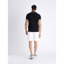 Black Polo Collar Cotton T-shirt (NECETWO.)