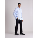 Blue Classic Striped Formal Cotton Shirt (DACTIVE)