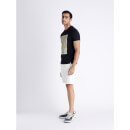 White Solid Regular-Fit Denim Shorts (BOKNITBM)