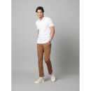 Brown Regular Fit Cotton Chinos Trousers (TOHENRI)