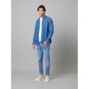 Solid Blue Long Sleeves Shirts (Various Sizes)