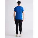 Blue Solid Short Sleeve T-Shirt