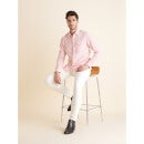 Men Solid Pink Long Sleeve shirt (Various Sizes)
