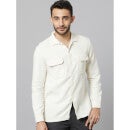 Mens Off-White Solid Shirt (Various Sizes)