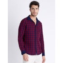 Red Classic Vertical Stripes Striped Cotton Casual Shirt (DADUO)