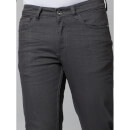 Mens Charcoal-Grey Solid Colored Denim Jeans (Various Sizes)