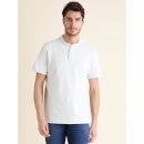 White Solid Short Sleeve T-Shirt