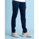 Blue Solid Stay Denim Jeans (DOSTAYIN25)