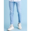 Blue Slim Fit Heavy Fade Stretchable Cotton Jeans (DOCARROT4)