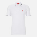 HUGO Deresino232 Badge Logo Cotton-Piqué Polo Shirt - S