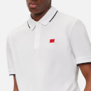HUGO Deresino232 Badge Logo Cotton-Piqué Polo Shirt - S